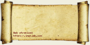 Anđela Perunac vizit kartica